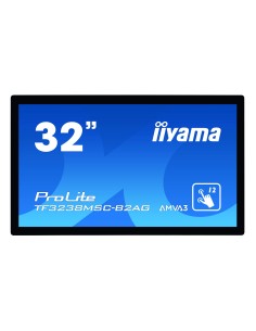 iiyama TF3238MSC-B2AG pantalla de señalización Panel plano interactivo 80 cm (31.5") LED Full HD Negro Pantalla táctil