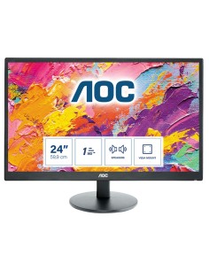 AOC Basic-line E2470SWH LED display 59,9 cm (23.6") 1920 x 1080 Pixeles Full HD LCD Plana Mate Negro