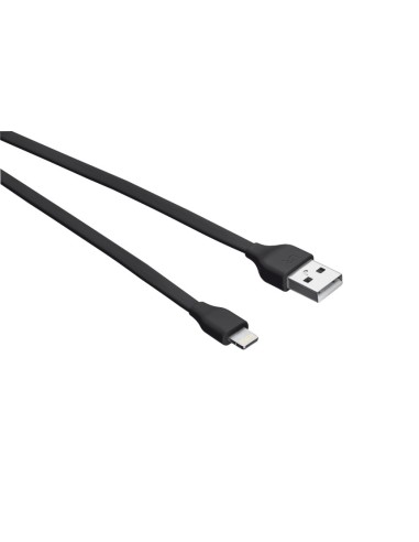 Trust Flat Lightning Cable 1 m Negro