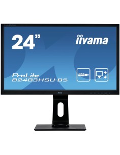 iiyama ProLite B2483HSU-B5 pantalla para PC 61 cm (24") 1920 x 1080 Pixeles Full HD LED Negro