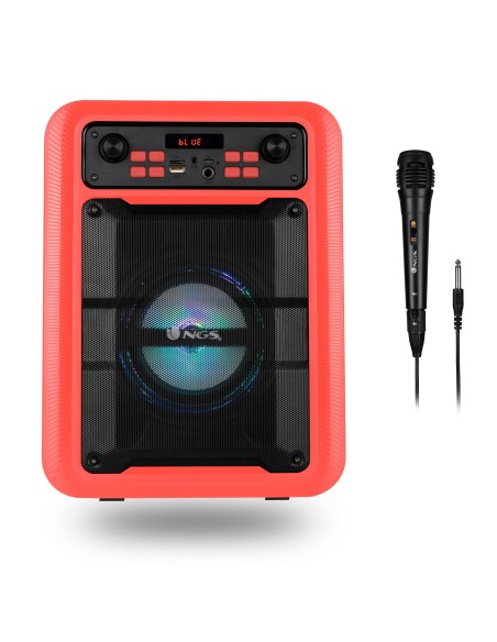 NGS Roller Lingo Altavoz portátil estéreo Rojo 9 W