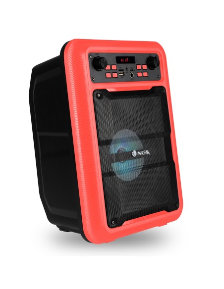 NGS Roller Lingo Altavoz portátil estéreo Rojo 9 W