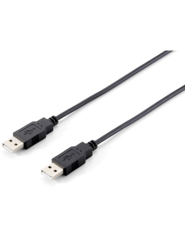 Equip USB A USB A 2.0 3.0m cable 3 m Macho Negro