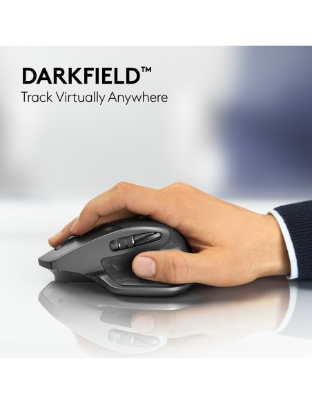 Logitech MX Master 2S ratón mano derecha RF inalámbrica + Bluetooth Laser 1000 DPI