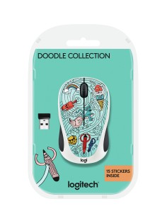 Logitech M238 ratón Ambidextro RF inalámbrico Óptico 1000 DPI