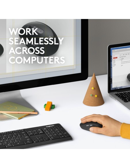 Logitech M590 ratón mano derecha RF inalámbrica + Bluetooth Óptico 1000 DPI