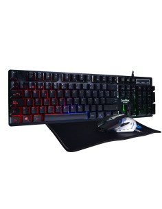 CoolBox Deep Team USB QWERTY Español Negro