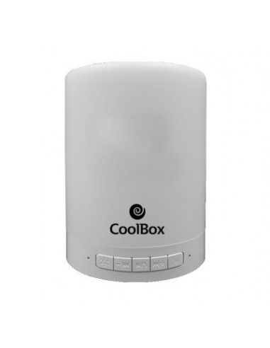 CoolBox COO-BTALED-R1 altavoz portátil Altavoz monofónico portátil Blanco 3 W