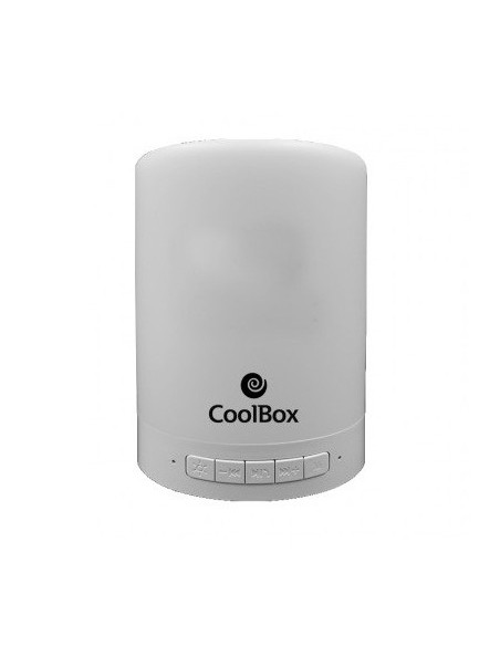 CoolBox COO-BTALED-R1 altavoz portátil Altavoz monofónico portátil Blanco 3 W