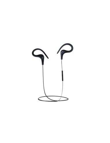 CoolBox CoolSport auriculares para móvil Binaural gancho de oreja Negro Inalámbrico