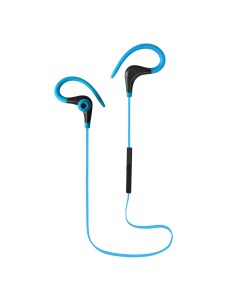 CoolBox CoolSport auriculares para móvil Binaural gancho de oreja Azul Inalámbrico
