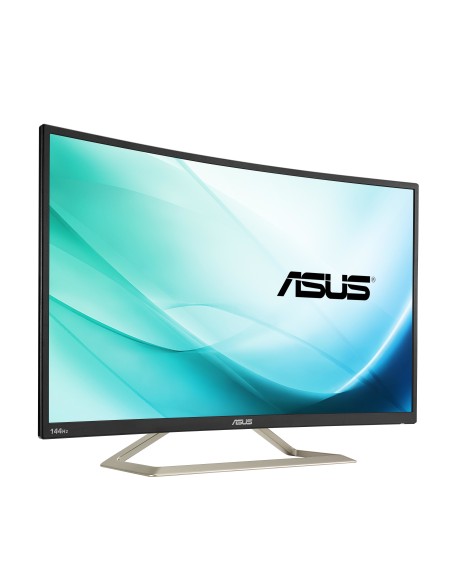 ASUS VA326H pantalla para PC 80 cm (31.5") Full HD Curva Mate Negro