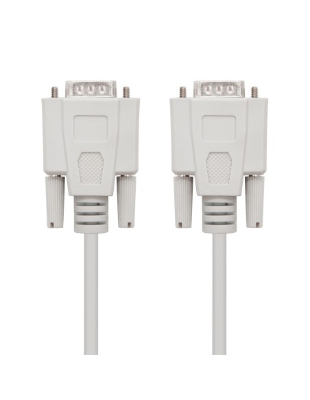 Nanocable 10.14.0103 cable de serie Beige 3 m DB9