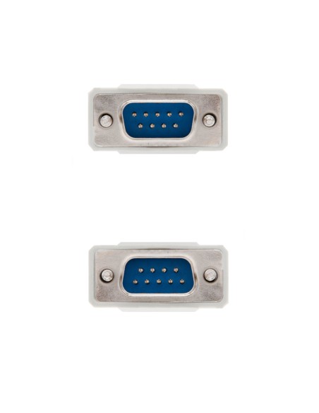 Nanocable 10.14.0103 cable de serie Beige 3 m DB9