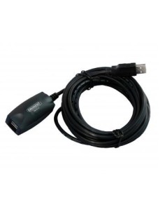 Ewent EW1014 cable USB 5 m USB 2.0 USB A Negro
