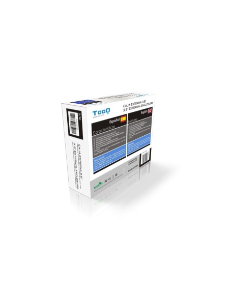 TooQ CAJA HDD 3,5" IDE SATA A USB 2.0 NEGRA