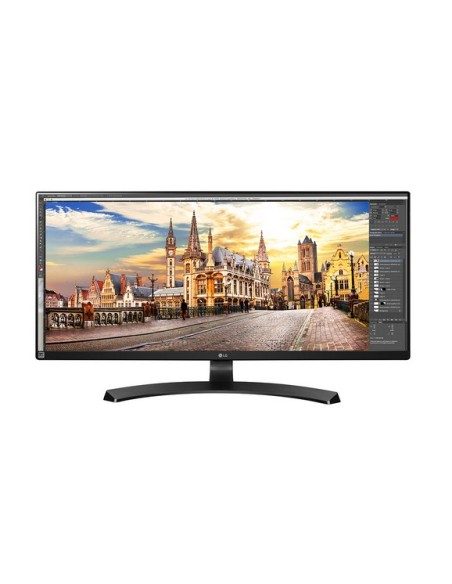 LG 34UM68 pantalla para PC 86,4 cm (34") QXGA LED Plana Negro, Blanco