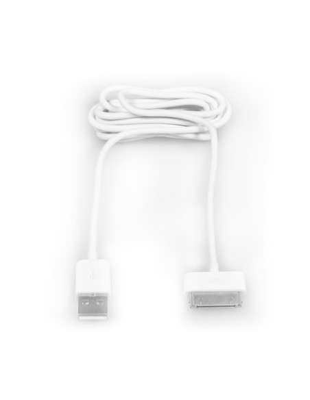 Ewent EW9903 cable de teléfono móvil USB A Apple 30-p Blanco 1,5 m