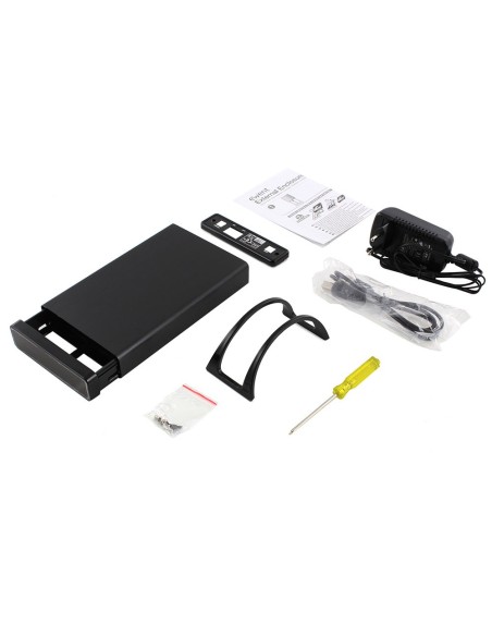 Ewent EW7047 caja para disco duro externo Caja de disco duro (HDD) Negro 3.5"