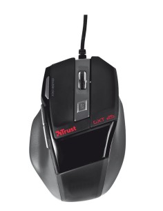 Trust GXT 25 ratón USB 2000 DPI mano derecha Negro