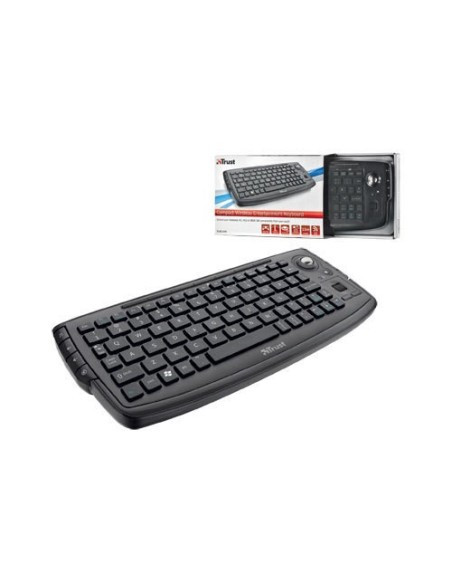 Trust Compact Wireless Entertainment teclado RF inalámbrico Negro