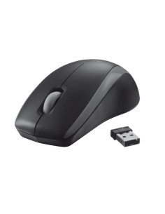 Trust Carve ratón RF inalámbrico Óptico Ambidextro Negro