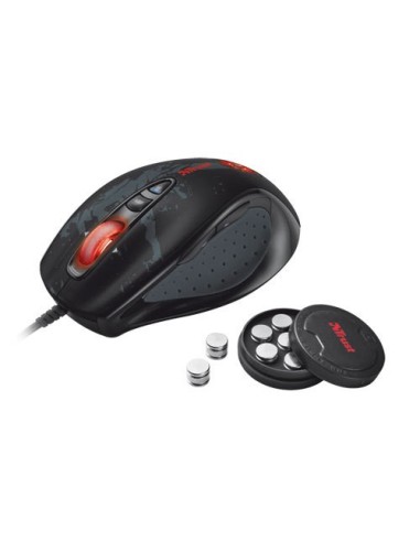 Trust GXT 33 Laser Gaming Mouse ratón USB 3600 DPI Negro
