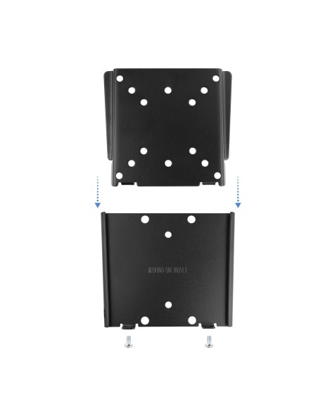 TooQ SOPORTE ULTRA DELGADO PARA MONITOR   TV LCD, PLASMA DE 10-23, NEGRO