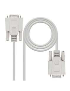 Nanocable 10.14.0302 cable de serie Beige 1,8 m DB9