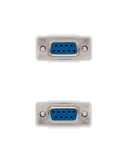 Nanocable 10.14.0302 cable de serie Beige 1,8 m DB9