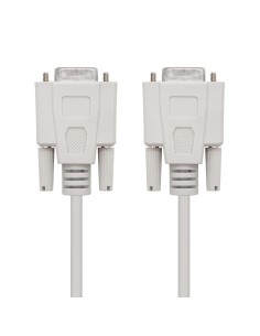 Nanocable 10.14.0402 cable de serie Beige 1,8 m DB9