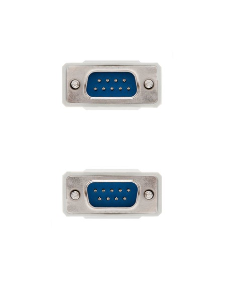Nanocable 10.14.0402 cable de serie Beige 1,8 m DB9