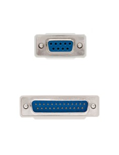 Nanocable CABLE SERIE NULL MODEM DB9 H-DB25 M 1.8 M