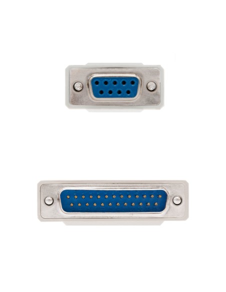 Nanocable CABLE SERIE NULL MODEM DB9 H-DB25 M 1.8 M