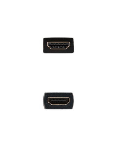 Nanocable HDMI, 2m cable HDMI HDMI tipo A (Estándar) Negro
