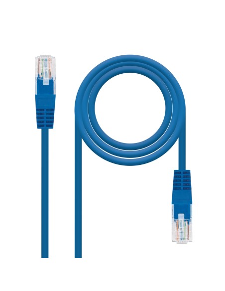 Nanocable 10.20.0107-BL cable de red 7 m Cat5e U UTP (UTP) Azul
