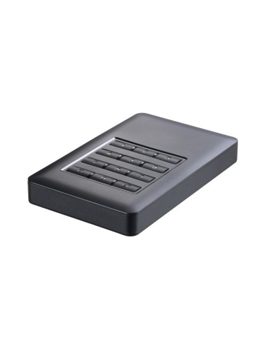 TooQ Caja HDD 2,5" 7 9,5mm SATA USB 3.0 Cifrado con encriptación de contraseña