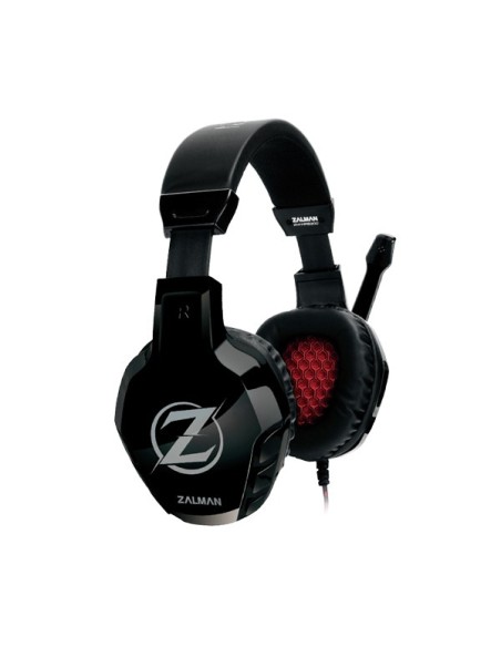 Zalman ZM-HPS300 auricular con micrófono Binaural Diadema Negro