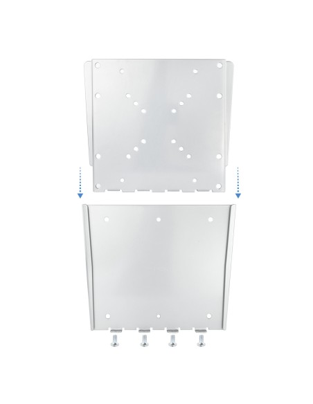 TooQ SOPORTE ULTRA DELGADO PARA MONITOR   TV LCD, PLASMA DE 10-32, PLATA