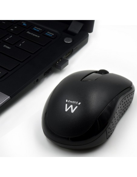 Ewent EW3224 ratón RF inalámbrico Óptico 1000 DPI Ambidextro