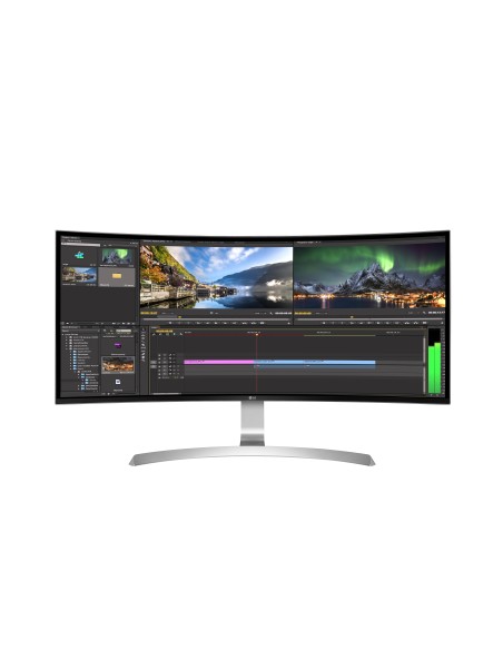 LG 34UC99-W LED display 86,4 cm (34") 3440 x 1440 Pixeles UltraWide Quad HD Negro, Blanco