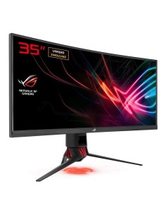 ASUS ROG Strix XG35VQ pantalla para PC 88,9 cm (35") Ultra-Wide Quad HD LED Curva Brillo Negro, Gris, Rojo