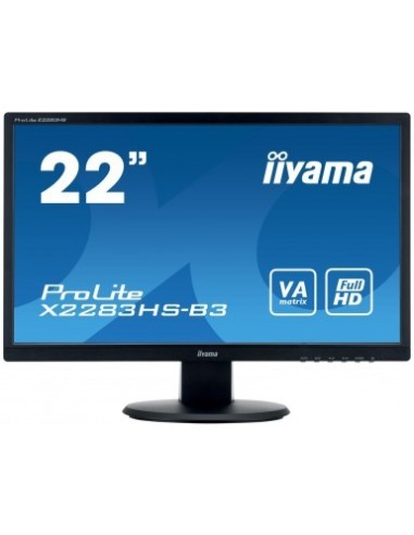 iiyama ProLite X2283HS-B3 LED display 54,6 cm (21.5") Full HD Plana Mate Negro