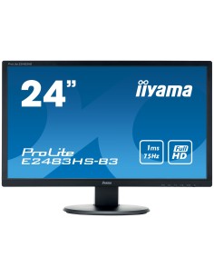iiyama ProLite E2483HS-B3 LED display 61 cm (24") Full HD Plana Mate Negro