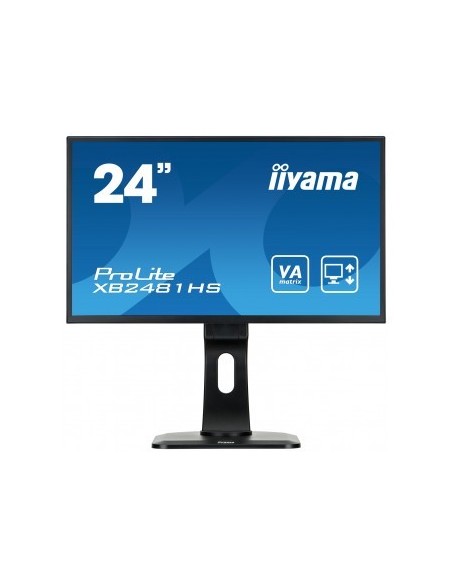 iiyama ProLite XB2481HS-B1 LED display 59,9 cm (23.6") 1920 x 1080 Pixeles Full HD Negro