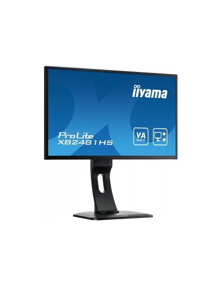 iiyama ProLite XB2481HS-B1 LED display 59,9 cm (23.6") 1920 x 1080 Pixeles Full HD Negro