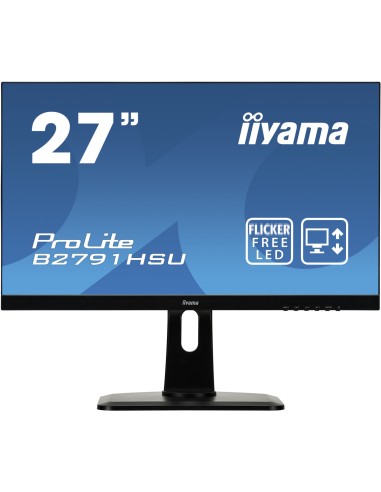 iiyama ProLite B2791HSU-B1 27" TN 1MS LED display 68,6 cm (27") Full HD Plana Mate Negro