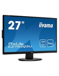 iiyama ProLite E2783QSU-B1 pantalla para PC 68,6 cm (27") Wide Quad HD LED Plana Negro