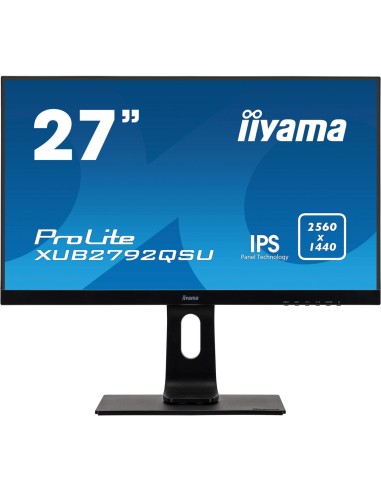 iiyama ProLite XUB2792QSU-B1 LED display 68,6 cm (27") 2560 x 1440 Pixeles Quad HD Negro