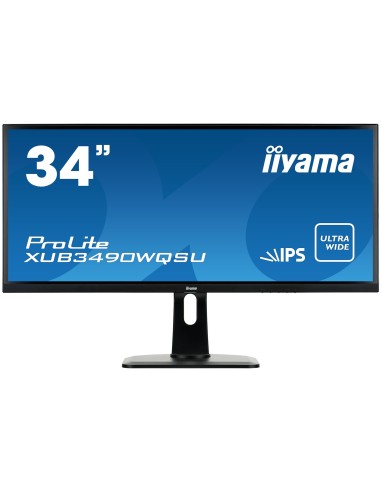iiyama ProLite XUB3490WQSU-B1 LED display 86,4 cm (34") Wide Quad HD Plana Mate Negro